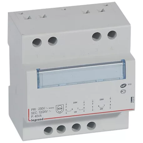 Lexic biztonsági trafó 40VA 230/24-12-2x12V