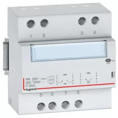 Lexic biztonsági trafó 63VA 230/24-12-2x12V