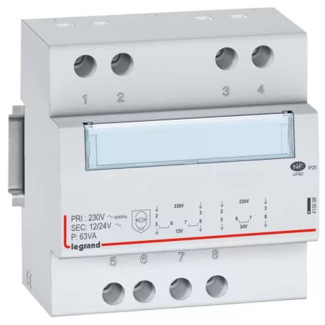 Lexic biztonsági trafó 63VA 230/24-12-2x12V