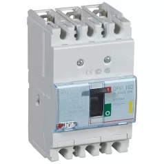   DPX3 160 125A 3P termikus mágneses 16kA kompakt megszakító
