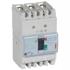DPX3 160 80A 3P termikus mágneses 36kA kompakt megszakító