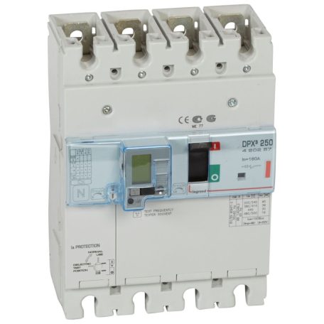 DPX3 250 160A 4P+ÁVK termikus mágneses 36kA kombinált ávk