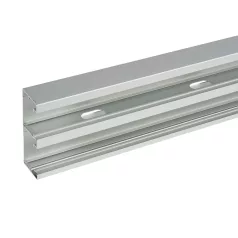   DLP bepattintható kábelcsatorna, 130 x 50 mm, 1 rekeszes, 2 m, alumínium