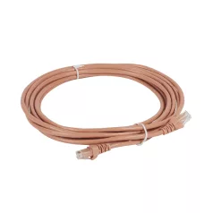   LEGRAND patch kábel RJ45-RJ45 Cat5e árnyékolatlan (U/UTP) PVC 5 méter világos rózsaszín d: 5.4mm AWG24 Linkeo