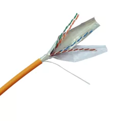   LEGRAND fali kábel réz Cat6A árnyékolt (U/FTP) 2x4 érpár (AWG24) LSZH (LSOH) sárga Eca 500m-kábeldob LinkeoC