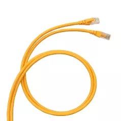   LEGRAND patch kábel RJ45-RJ45 Cat6A árnyékolt (U/FTP) PVC 1 méter sárga d: 6.2mm AWG26 LinkeoC