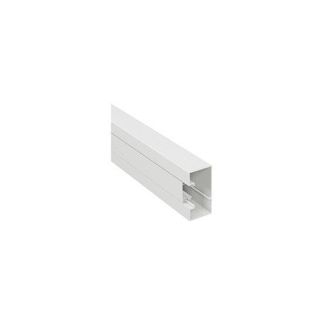 DLP-S kábelcsatorna 100x50 mm, merev fedéllel, bepattintható 45-ös szerelvényhez, fehér