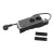 Incara Multilink - bútorba süllyeszthető, 6 modul, 2x2P+F + USB A+C aljzat, 2m kábellel, fekete