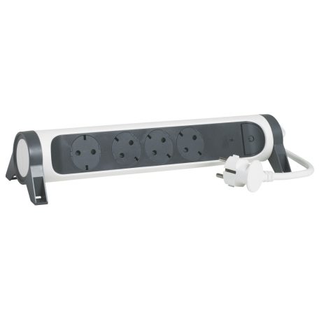 Elosztósor Premium 4x2P+F, Safe Control, 1,5 m vezetékkel, fehér