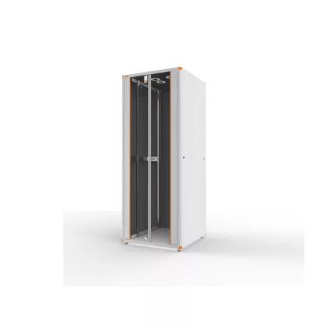 LEGRAND hálózati rack szekrény, 19'' 42U SZÉL: 600 MÉLY: 1000 MAG: 1894 szürke szimpla üvegajtó / kidönthető hátlap MAX: 1000 kg Evoline/Estap