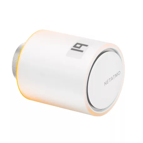 Netatmo okos radiátor szelep; tüskés szelepre szerelhető; tartalmaz: 1 db rádiós szelep + elemek; fehér színű; megtáplálás: 2x elem; gatewayes csatlakozás Legrand