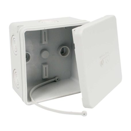 KOPOS kötődoboz 80x80x40mm IP65 műanyag 003.CS.K KB