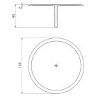 KOPOS dobozfedél átm:113mm KO 97 V HB