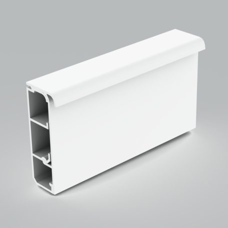 KOPOS 3 rekeszes padlócsatorna LPK 80x25mm HD fehér LPK 80X25 HD