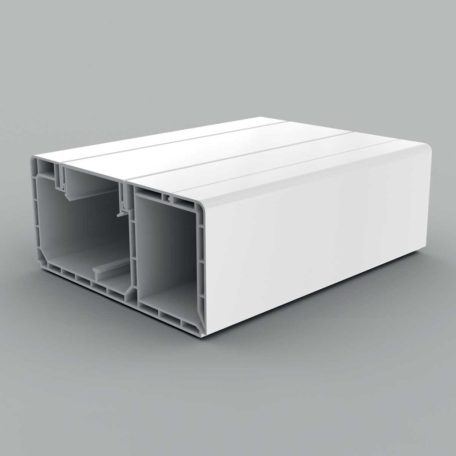KOPOS 2 rekeszes csatorna PK 120x55 D HD fehér PK 120X55 D HD