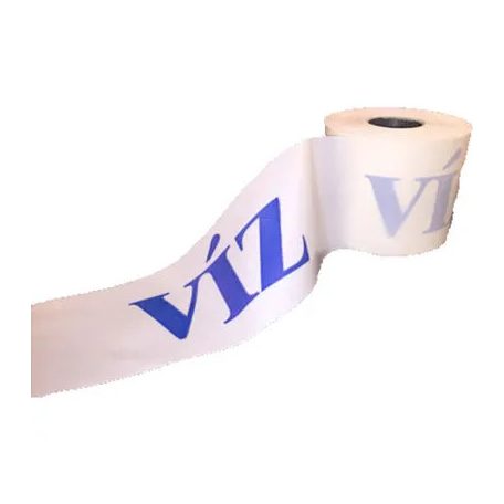 Közműjelző pvc  víz  felirat Z03