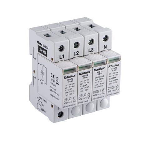 Kanlux KSD-T2 275/160 3P+N túlfeszültség korlátozó 23133