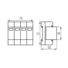 Kanlux KSD-T2 275/160 3P+N túlfeszültség korlátozó 23133