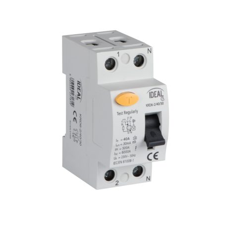 Kanlux KRD6-2/40/30 fírelé életvédelmi relé(38729) 23181