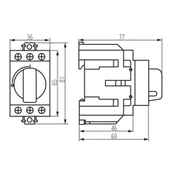 Kanlux KMI-R-3/40A moduláris kapcsoló 23238
