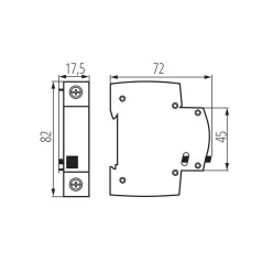 Kanlux KSGP-1 helykitöltő modul 23311