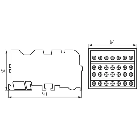 Kanlux KTB-125-7-M elosztóblokk 23334