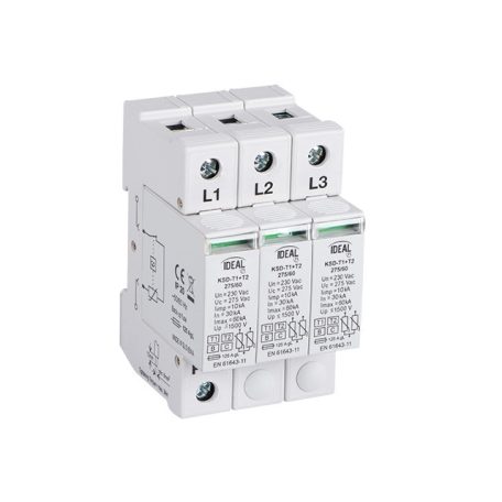 Kanlux KSD-T1T2 275/180 3P túlfeszültség korlátozó 23921