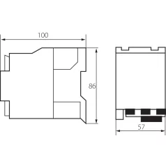Kanlux KCP-32-230 mágneskapcsoló 24108