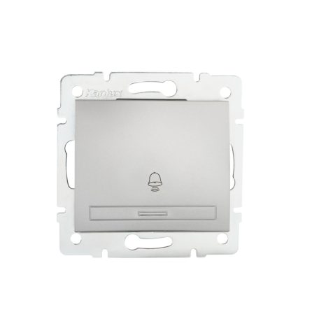 Kanlux DOMO 01-1030-243 ezü Csengő nyomókapcsoló  24835