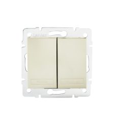 Kanlux DOMO 01-1022-230 gyö Dupla nyomókapcsoló  24951