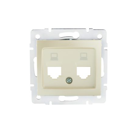 Kanlux DOMO 01-1419-030 gyö Dupla csatl.aljzat burkolat 25934