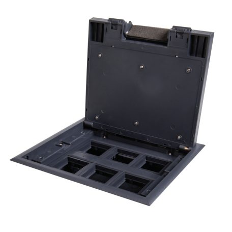 Kanlux BIURO+ 04-0012-100 padlódoboz Műanyag padlódoboz 6xM45 28301