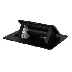   Kanlux BIURO+ 04-0051-100 aszt.doboz Soft POP-UP fém asztali, 2xM45 28312