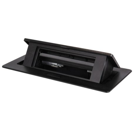 Kanlux BIURO+ 04-0061-100 aszt.doboz Soft POP-UP fém asztali, 3xM45 28314