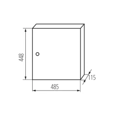 Kanlux KP-DB-I-MS-218 fém elosz.doboz 29323