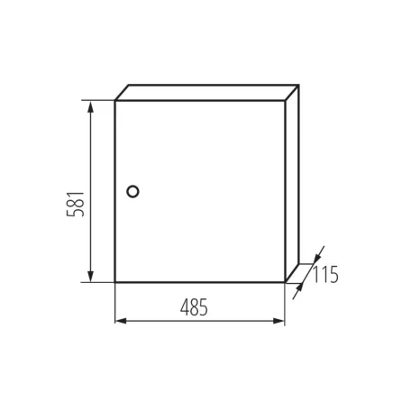 Kanlux KP-DB-I-MS-318 fém elosz.doboz 29324