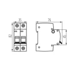 Kanlux KMB6-C20/2 kismegszakító 32586