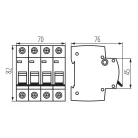 Kanlux KMB6-C10/4 kismegszakító 32602