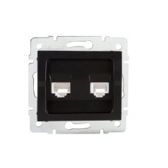 Kanlux LOGI 02-1410-042 fek Dupla adatcsatl.aljzat 33593