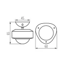 Kanlux S SENSOR PIR INT 10M mozg.érz. 34940