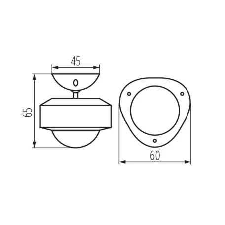 Kanlux S SENSOR PIR INT 10M mozg.érz. 34940
