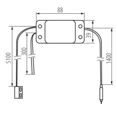   Kanlux S SWITCH G DOOR garázskapu vez garázskapu vezérlése 34950