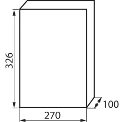 Kanlux DB212S 2X12P/SMD falon kív.dob elosztódoboz 3835