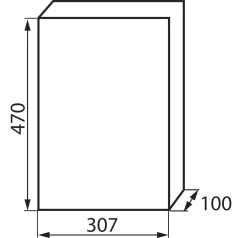 Kanlux DB312S 3x12P/SMD falon kív.dob elosztódoboz 3836