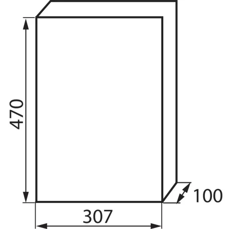 Kanlux DB312S 3x12P/SMD falon kív.dob elosztódoboz 3836