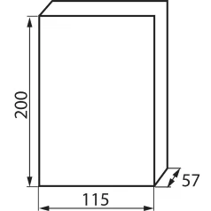 Kanlux DB104F 1X4P/FMD sülly.doboz elosztódoboz 3840