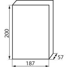Kanlux DB108F 1X8P/FMD sülly.doboz elosztódoboz 3842