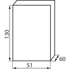 Kanlux DB102W 1X2P/SM modul burkolat 3850