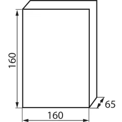 Kanlux DB108W 1X8P/SM modul burkolat 3852