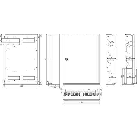 Eaton Falon kívüli lakáselosztó BF-O-2/48-G-C 113686